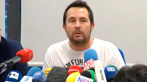 Javier Limón durante la rueda de prensa Javier Limón durante la rueda de prensa