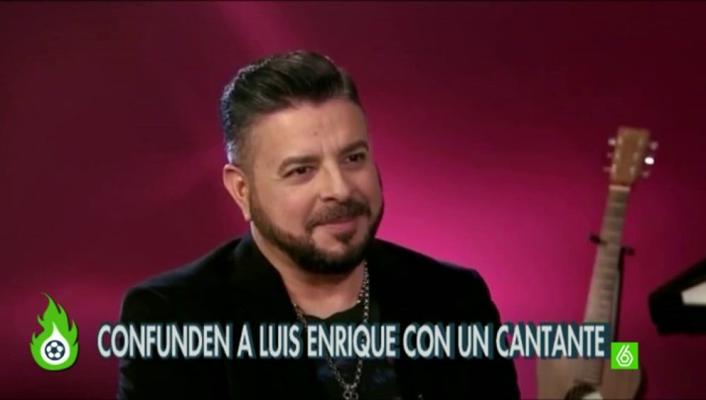 Luis Enrique, cantante nicaragüense, confundido con el ...