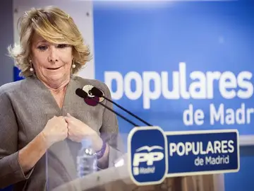 La presidenta del PP de Madrid, Esperanza Aguirre La presidenta del PP de Madrid, Esperanza Aguirre