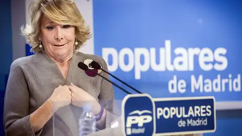 La presidenta del PP de Madrid, Esperanza Aguirre La presidenta del PP de Madrid, Esperanza Aguirre