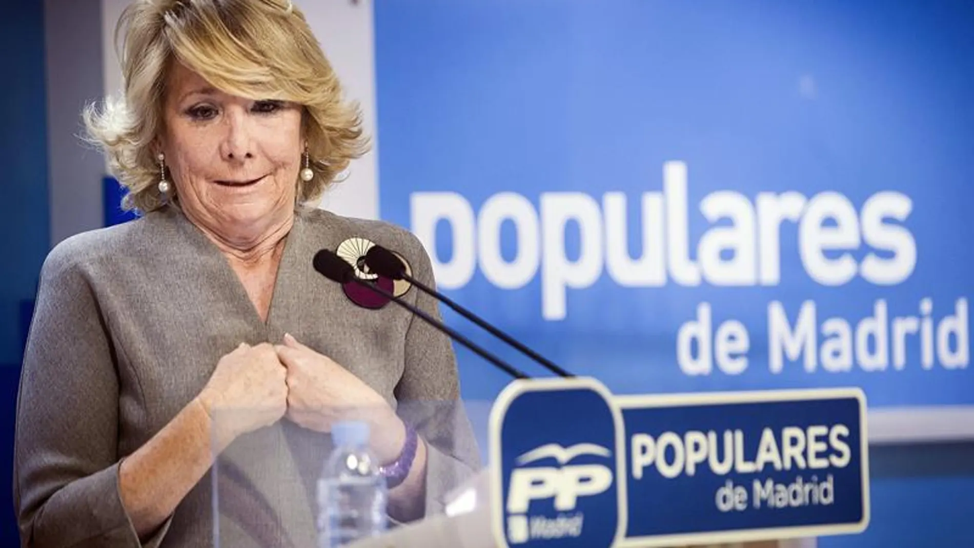 La presidenta del PP de Madrid, Esperanza Aguirre La presidenta del PP de Madrid, Esperanza Aguirre