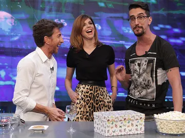 Manuela Velasco, Pablo Motos y Marron en El Hormiguero 3.0 Manuela Velasco, Pablo Motos y Marron en El Hormiguero 3.0