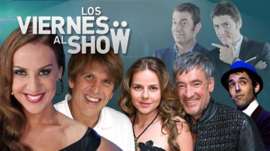 Francis Lorenzo y Miryam Gallego, Mónica Naranjo y Manuel Díaz 'El Cordobés' en 'Los Viernes al show'