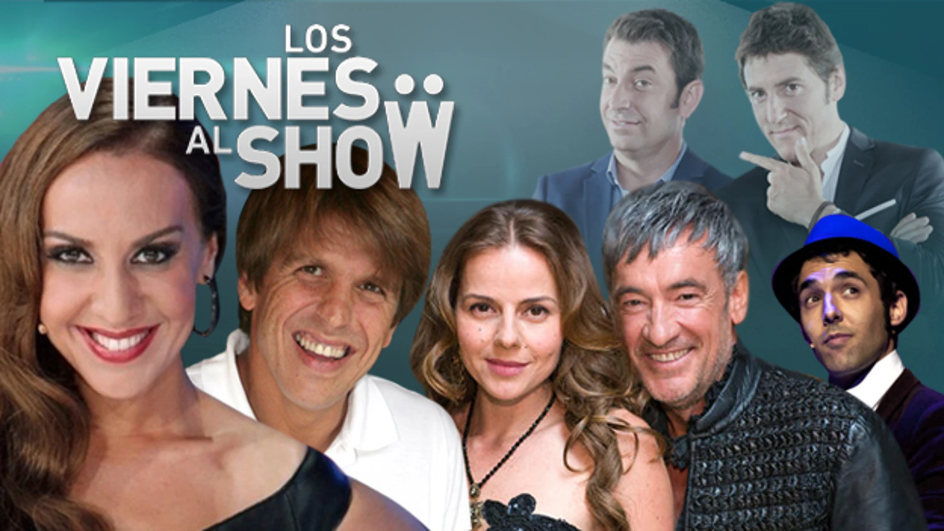 Francis Lorenzo y Miryam Gallego, Mónica Naranjo y Manuel Díaz 'El Cordobés' en 'Los Viernes al show'
