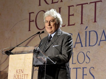 Ken Follet, en la presentación de 'La caída de los gigantes'