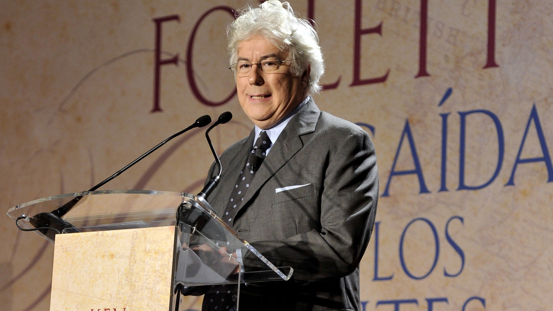 Ken Follet, en la presentaci&oacute;n de 'La ca&iacute;da de los gigantes'
