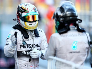 Lewis Hamilton y Nico Rosberg