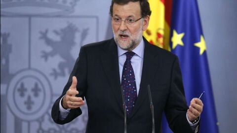 Mariano Rajoy, en rueda de prensa