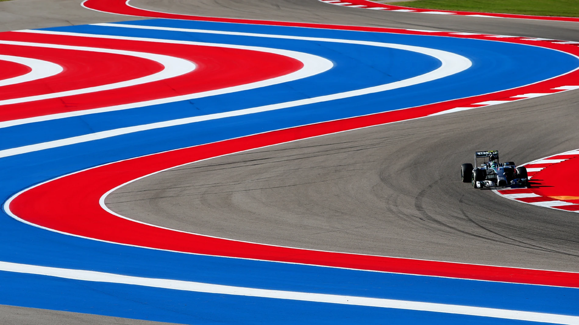 Rosberg, por las curvas de Austin