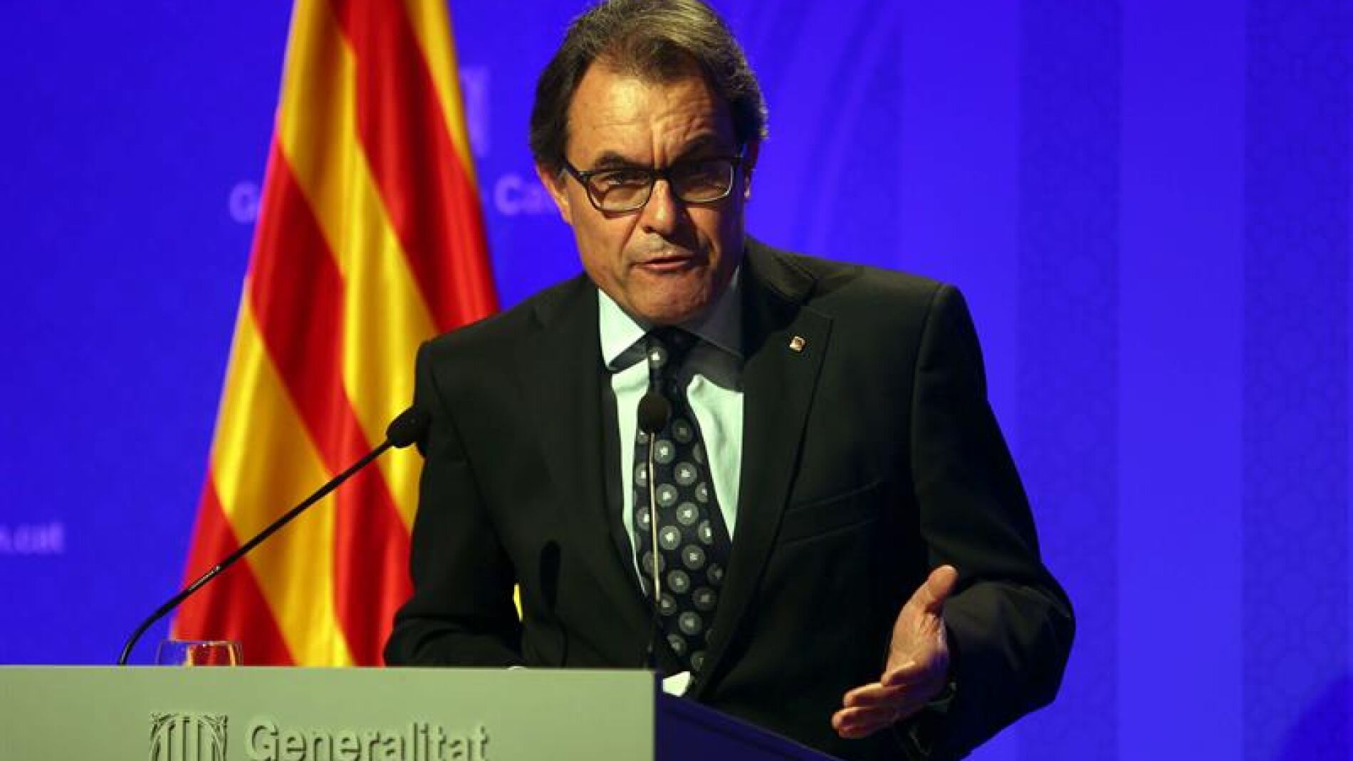  El presidente de la Generalitat de Catalu&ntilde;a, Artur Mas