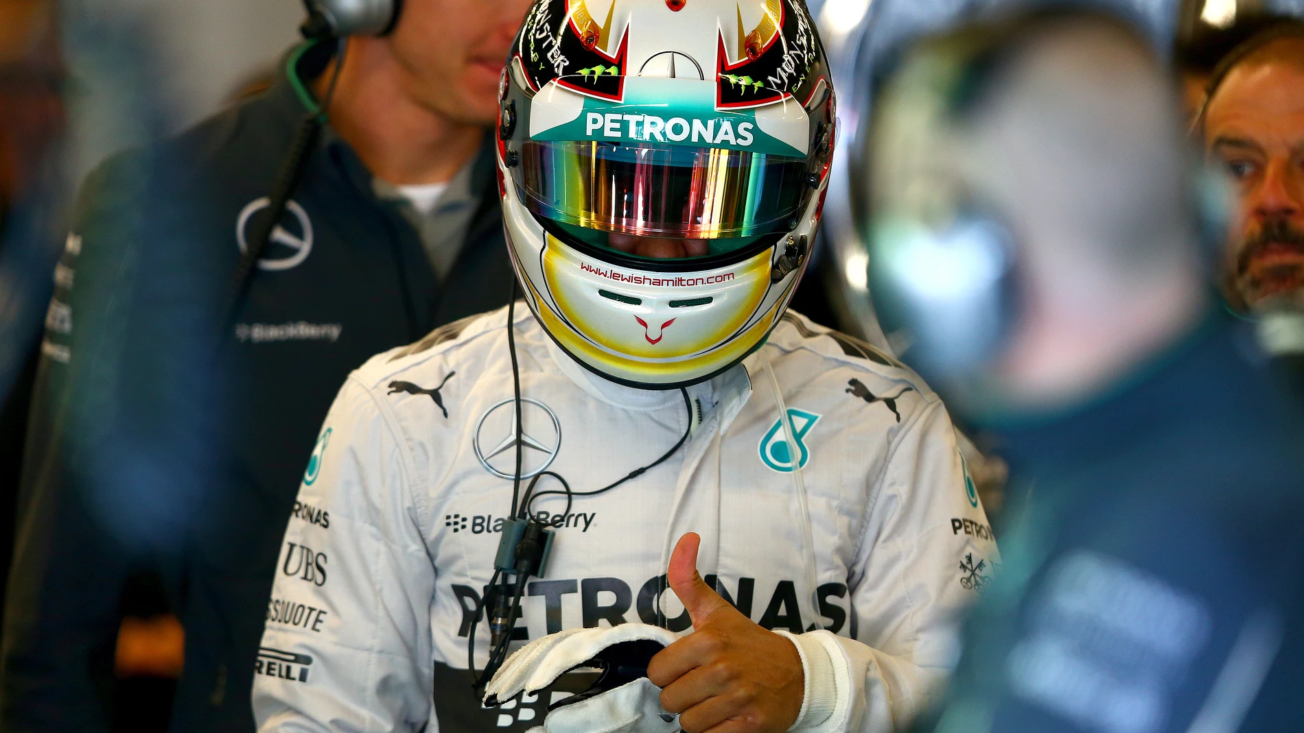 Lewis Hamilton, tras la calificación