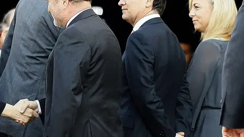 El Rey Felipe VI saluda a Sonia Castedo El Rey Felipe VI saluda a Sonia Castedo