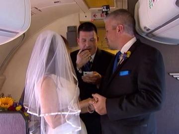 Boda en un avión