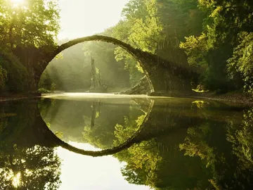 Puente de Rakotz, Alemania Puente de Rakotz, Alemania