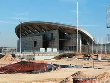 Obras en el estadio de la Peineta Obras en el estadio de la Peineta