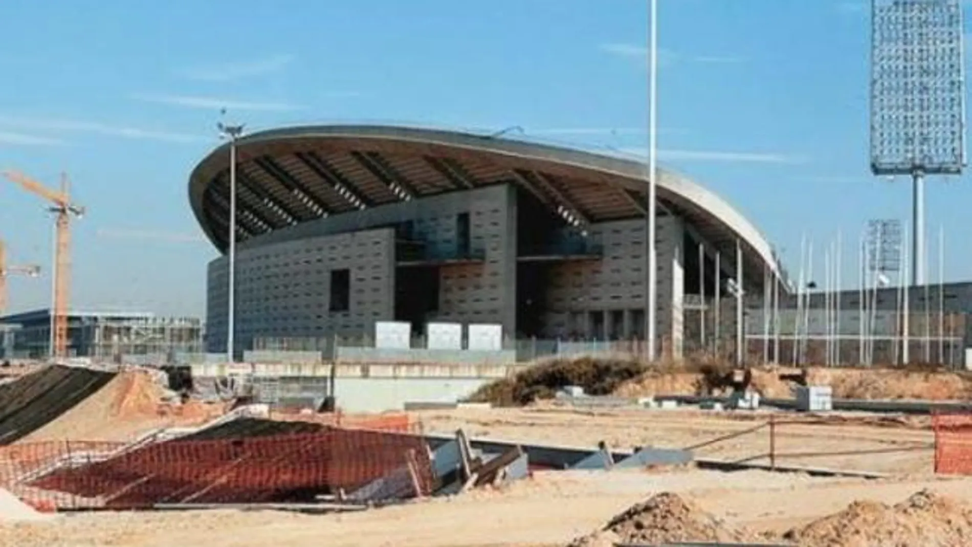 Obras en el estadio de la Peineta Obras en el estadio de la Peineta