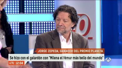 Jorge Zepeda y Pilar Eyre, ganador y finalista del Premio Planeta, en Espejo Público
