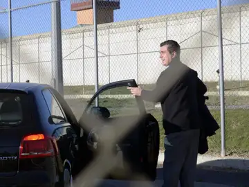 Jaume Matas, a la salida de la prisión Jaume Matas, a la salida de la prisión