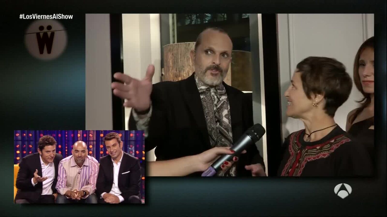 Miguel Bosé prepara una perfomance para sorprender a una gran fan