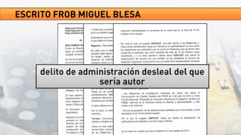 Blesa fue el responsable de las tarjetas black