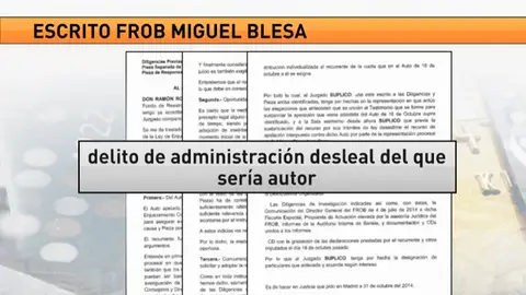 Blesa fue el responsable de las tarjetas black Blesa fue el responsable de las tarjetas black