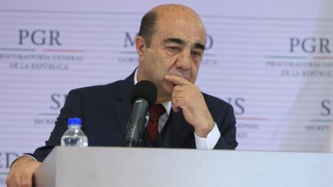 El fiscal general mexicano, Jes&uacute;s Murillo Karam