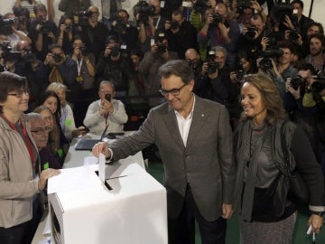 El presidente de la Generalitat, Artur Mas