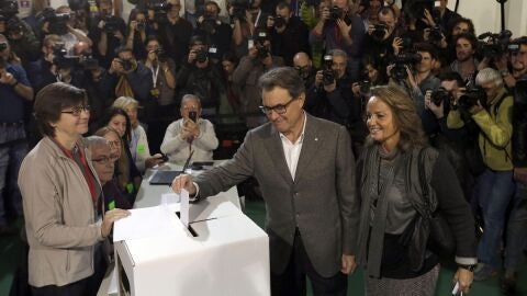 El presidente de la Generalitat, Artur Mas