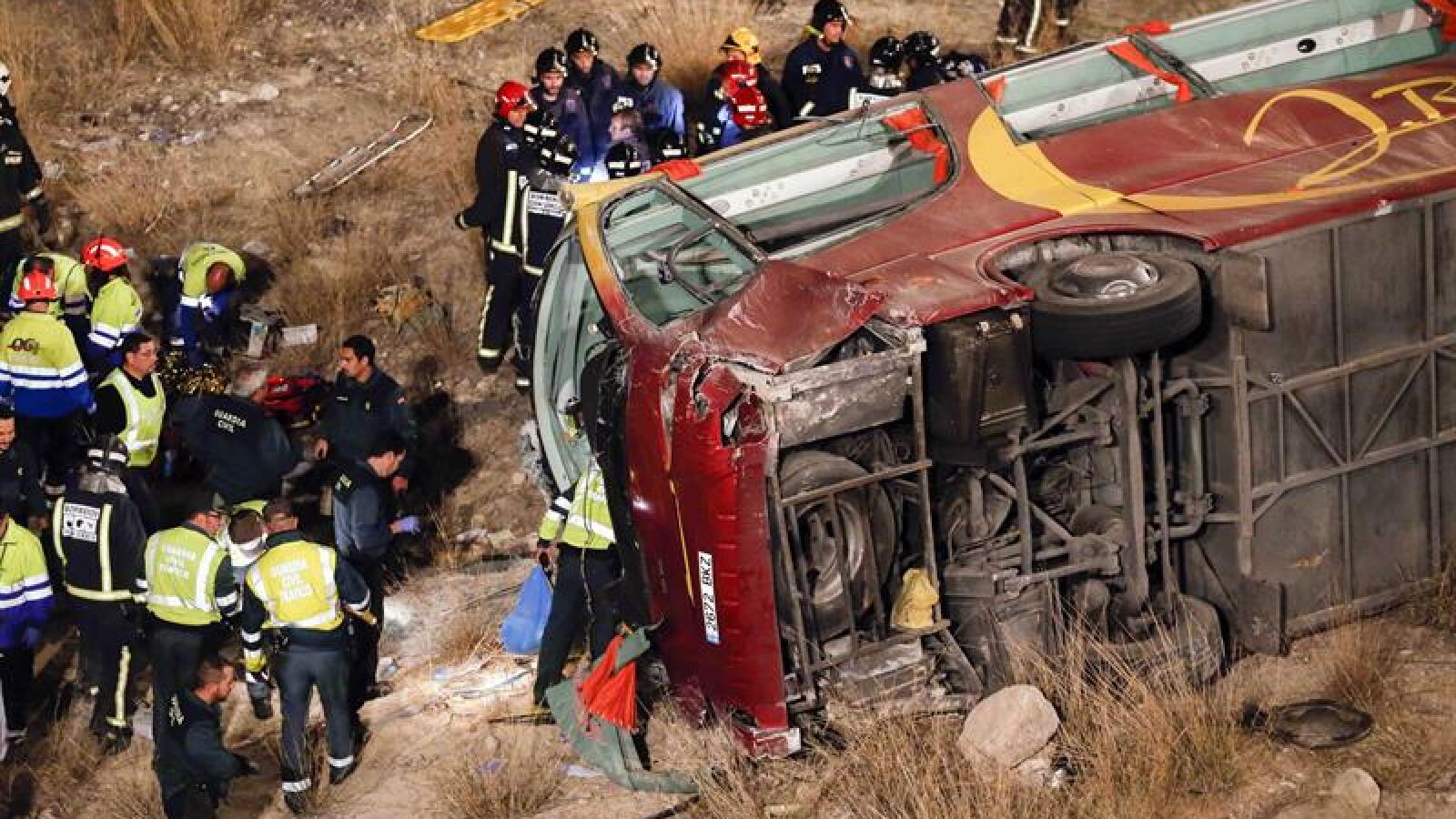El autobús siniestrado en Murcia ya tuvo un accidente hace cuatro años