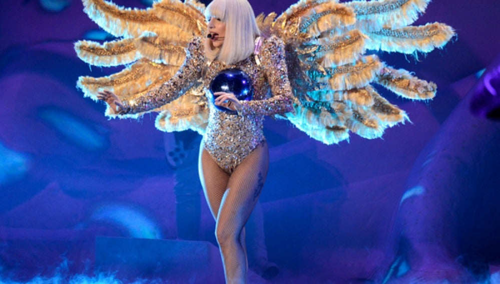 Lady Gaga durante el concierto