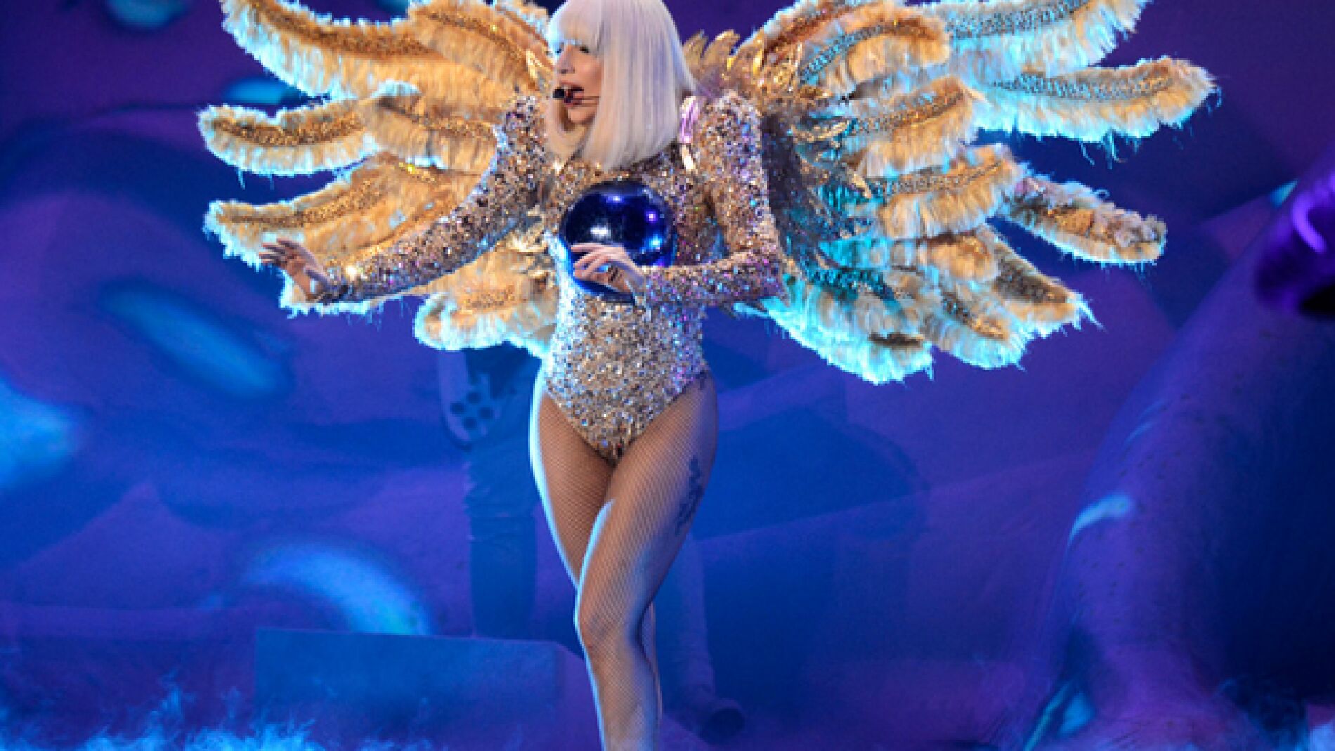 Lady Gaga durante el concierto