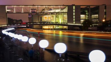 Berlín instala 8.000 globos de luz para celebrar los 25 años de la caída del Muro