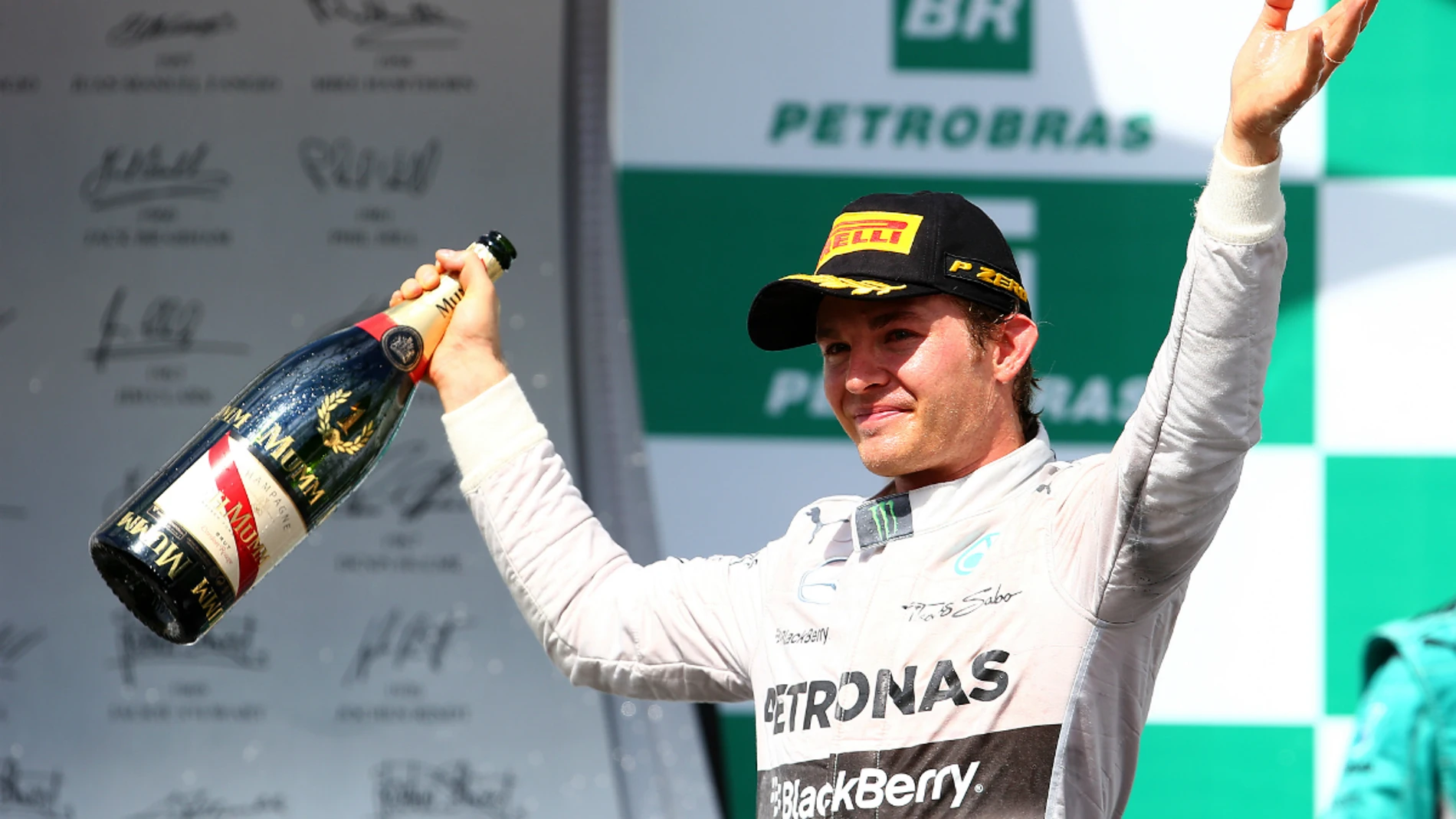 Rosberg, tras su victoria en Brasil