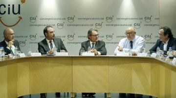 Reunión de la comisión ejecutiva de CiU