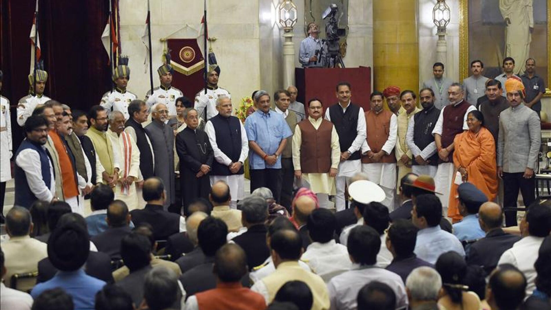 Ceremonia de juramento de Gobierno en India