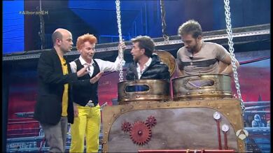 Jandro y Yunke teletransportan a Pablo Alborán y Pablo Motos