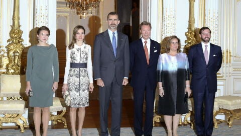 Los Reyes visitan Luxemburgo