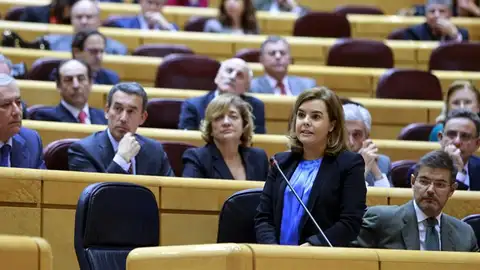 Soraya Sáenz de Santamaría en el Senado Soraya Sáenz de Santamaría en el Senado