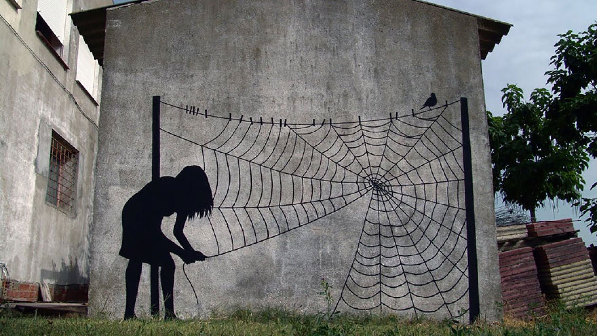 Tejiendo la tela de ara&ntilde;a (Salamanca)