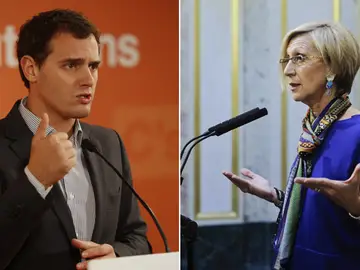 Albert Rivera y Rosa Díez Albert Rivera y Rosa Díez