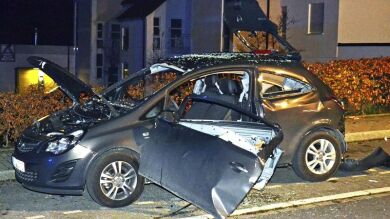Dos heridas por una explosión al encender un cigarrillo tras usar desodorante