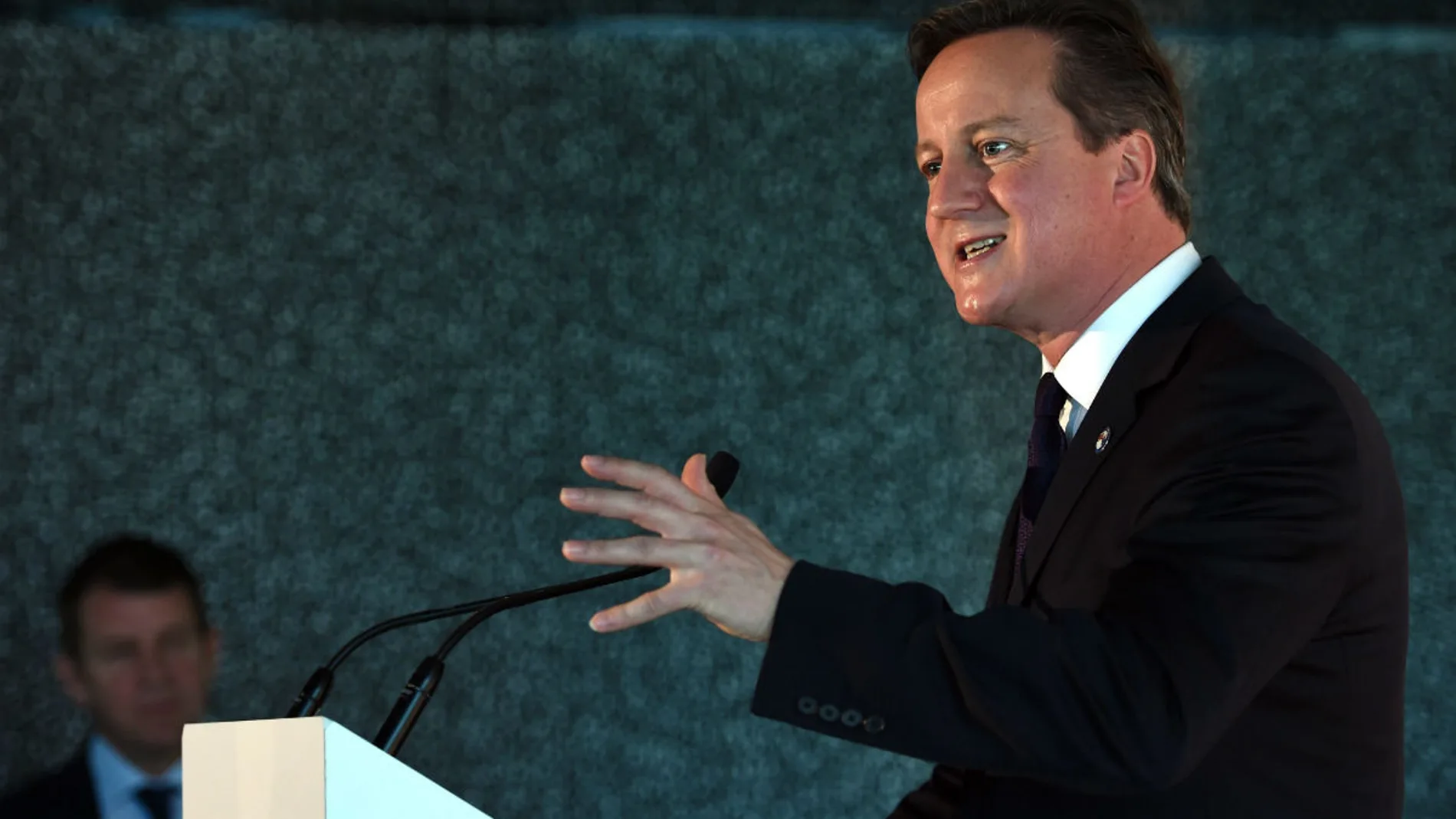 David Cameron en Sidney David Cameron en Sidney