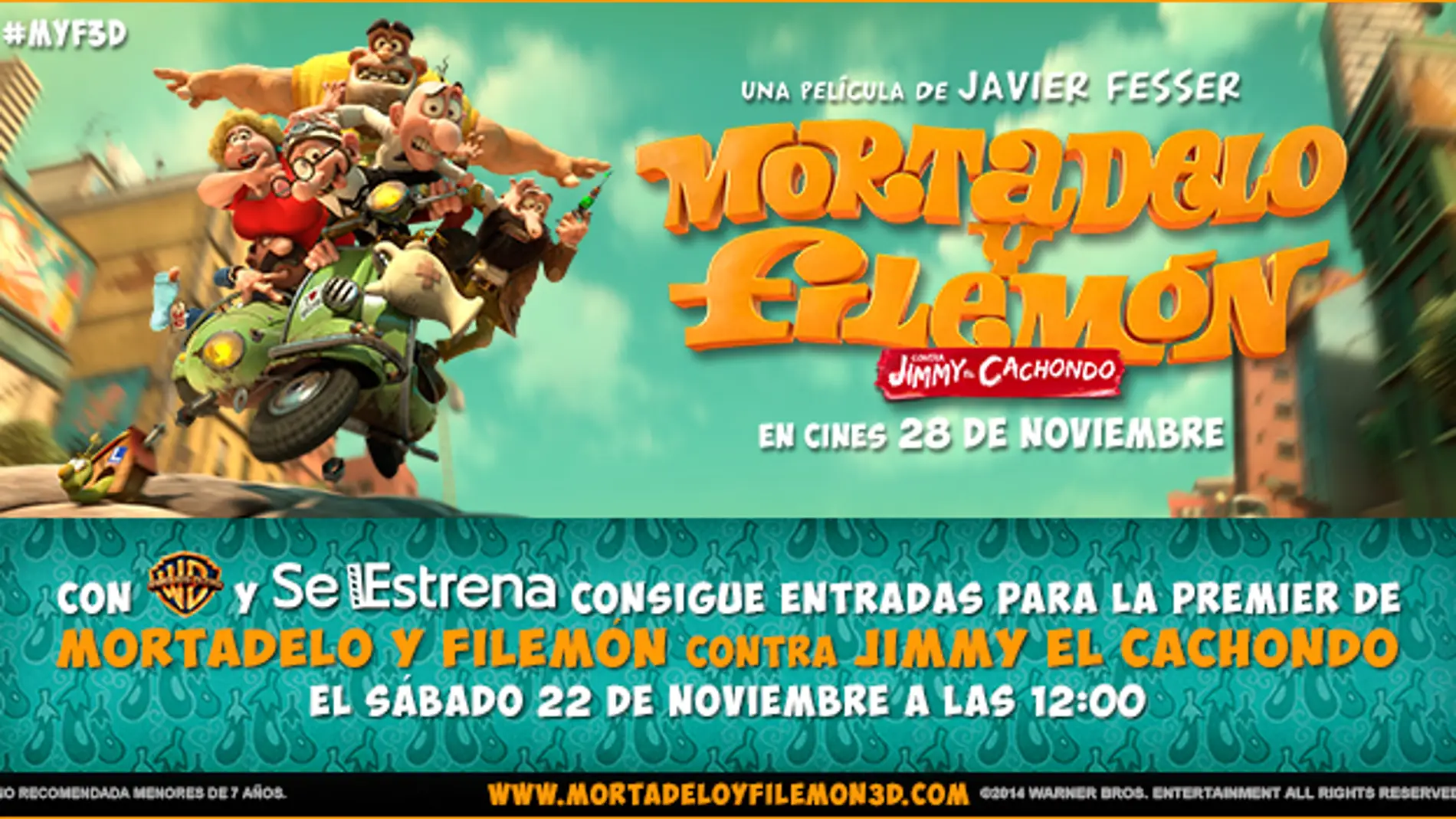 Te invitamos al preestreno de 'Mortadelo y Filemón contra Jimmy El Cachondo'