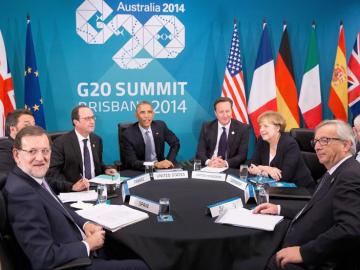 Mariano Rajoy en el G-20