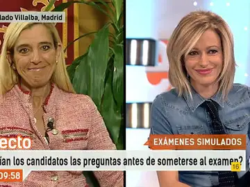 La alcaldesa de Collado Villalba, Mariola Vargas, en Espejo Público La alcaldesa de Collado Villalba, Mariola Vargas, en Espejo Público