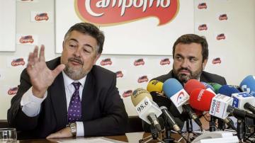 Los directores generales de Campofrío Food Group Fernando Valdés (i) y de Campofrío España Ignacio González (d). 