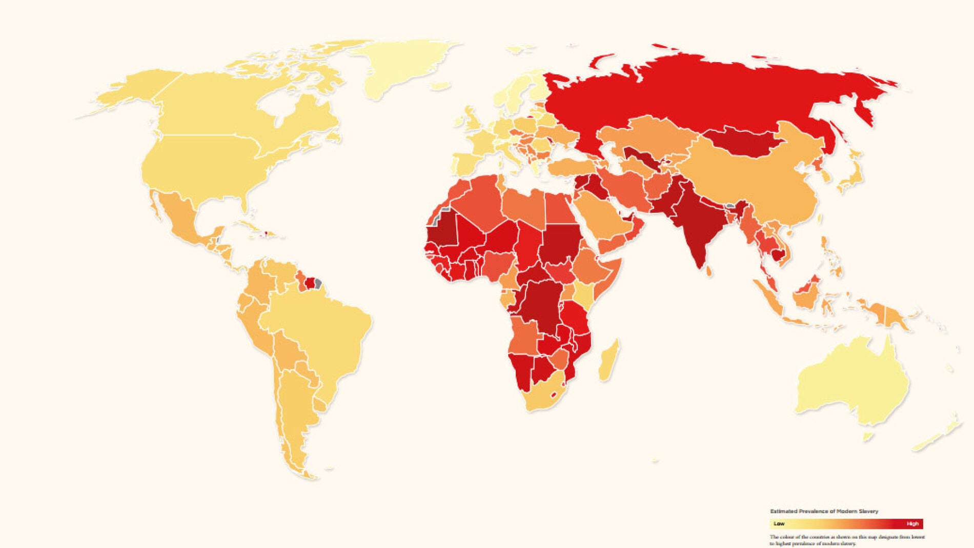 Esclavitud en el mundo