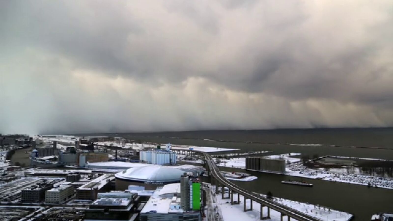Un 'time-lapse' muestra la virulencia de la tormenta de nieve en Buffalo