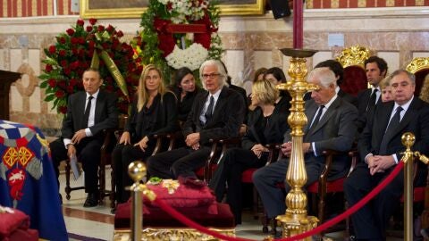 Interior de la capilla ardiente