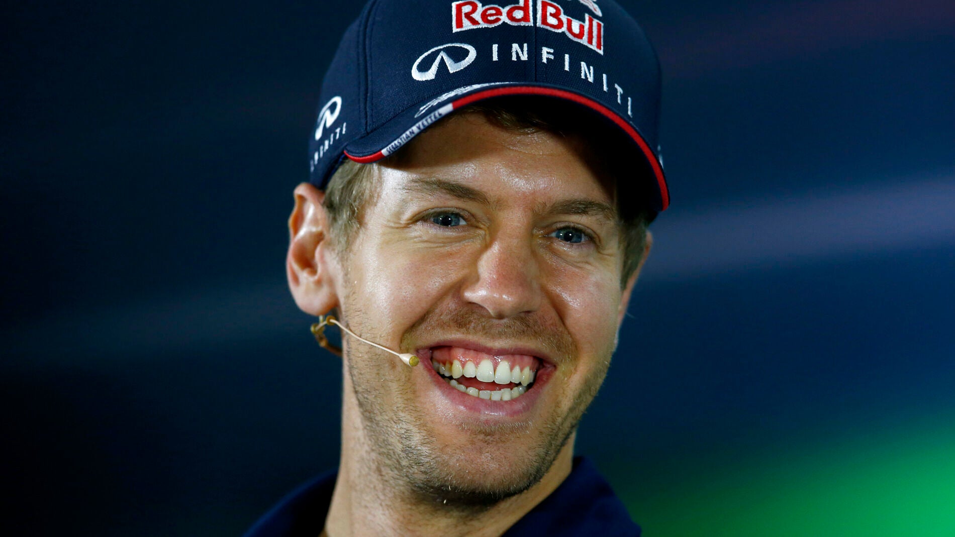 Vettel en rueda de prensa